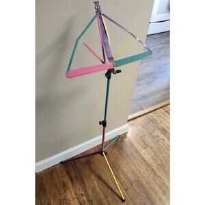 Vintage Made In Germany Colorful Fold up Music Stand Travel